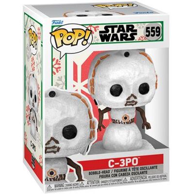 Funko Pop Figuur Star Wars Holiday C-3PO Sneeuwpop Funko Pop Figuur Star Wars Holiday C-3PO Sneeuwpop