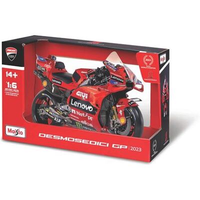 Maisto voertuig Ducati Lenovo 2024 1 Bagnaia 1/6 Maisto voertuig Ducati Lenovo 2024 1 Bagnaia 1/6