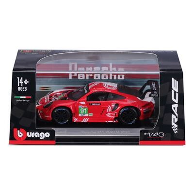 Voertuig Bburago 1/43 Race Collection Crystal Porsche 911 RSR LeMans 2020 Voertuig Bburago 1/43 Race Collection Crystal Porsche 911 RSR LeMans 2020