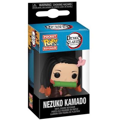 FUNKO POP KEYCHAIN: DEMON SLAYER-NEZUKO KAMADO FUNKO POP KEYCHAIN: DEMON SLAYER-NEZUKO KAMADO