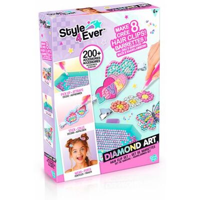 Kralen- En Sieradenknutselen Canal Toys Diamant'art Set Met Haarspeldjes - Creatief Speelgoed Kralen- En Sieradenknutselen Canal Toys Diamant'art Set Met Haarspeldjes - Creatief Speelgoed