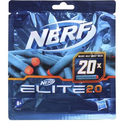 Buitenspel Nerf Elite 2.0 Set Van 20 Darts Navulling - Buitenspelen Buitenspel Nerf Elite 2.0 Set Van 20 Darts Navulling - Buitenspelen