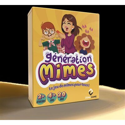 Gigamic Gezelschapsspel Géneration Mimes - Gezelschapsspelen Gigamic Gezelschapsspel Géneration Mimes - Gezelschapsspelen