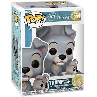 FUNKO DISNEY LADY AND THE TRAMP- TRAMP W/PUPPY FUNKO DISNEY LADY AND THE TRAMP- TRAMP W/PUPPY