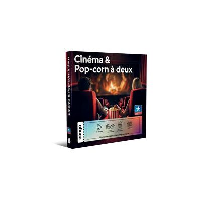 Bongo Cadeaubox Cinéma & Pop-corn à deux FR Bongo Cadeaubox Cinéma & Pop-corn à deux FR