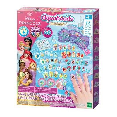 Creatief spel Aquabeads De Disney Princess-manicureset Creatief spel Aquabeads De Disney Princess-manicureset