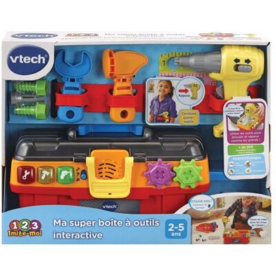 Vtech Atelier De Bricolage Ma Super Boîte À Outils Interactive - Imitatiespelen Vtech Atelier De Bricolage Ma Super Boîte À Outils Interactive - Imitatiespelen