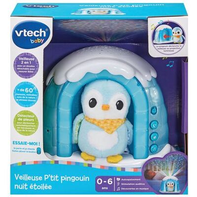 Vtech Baby Vtech Nachtlampje Baby Pinguïn Sterrennacht Vtech Baby Vtech Nachtlampje Baby Pinguïn Sterrennacht