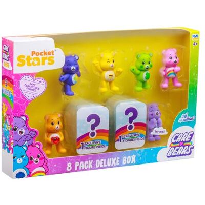 Set van 8 minifiguren Giochi Preziosi Care Bears 5 cm willekeurig model Set van 8 minifiguren Giochi Preziosi Care Bears 5 cm willekeurig model