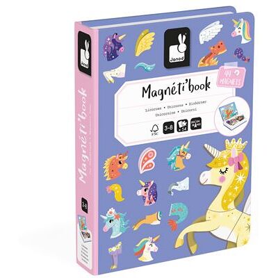 Janod Educatief Spel Magneti'book Eenhoorns - Educatieve En Elektronische Spelen Janod Educatief Spel Magneti'book Eenhoorns - Educatieve En Elektronische Spelen