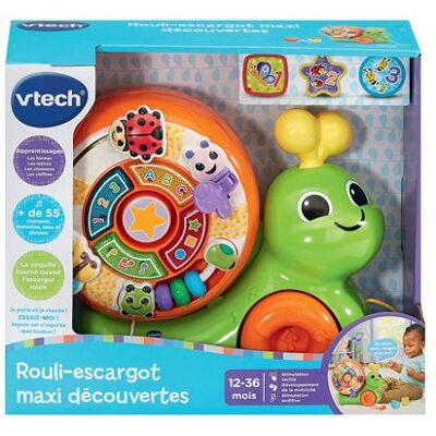 Vtech Baby Vtech Waarnemingsspel Baby Rouli escargot maxi découvertes Vtech Baby Vtech Waarnemingsspel Baby Rouli escargot maxi découvertes
