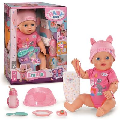 Baby Born Pop Emma Click And Play 43 Cm - Knuffel, Pop En Speelgoedbeest Baby Born Pop Emma Click And Play 43 Cm - Knuffel, Pop En Speelgoedbeest