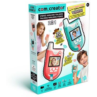 Pakket met 2 walkietalkies Canal Toys Video 2-in-1 Pakket met 2 walkietalkies Canal Toys Video 2-in-1