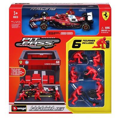Bburago Auto Pit-stop Met Voertuig + Monteurfiguurtjes + Paddock + Accessoires Ferrari Sf25 Coureur #sainz - Circuits & Voertuigen Bburago Auto Pit-stop Met Voertuig + Monteurfiguurtjes + Paddock + Accessoires Ferrari Sf25 Coureur #sainz - Circuits & Voertuigen