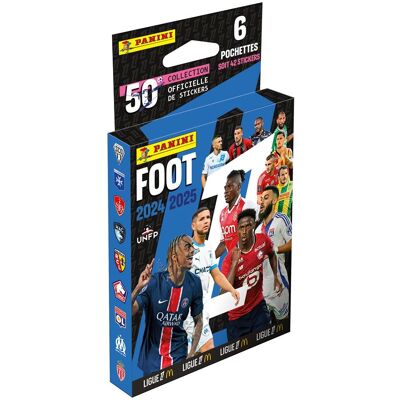Panini Foot 2024-2025 Ligue 1 McDonald's verzamelkaart Blister 6 vakjes met 7 stickers Panini Foot 2024-2025 Ligue 1 McDonald's verzamelkaart Blister 6 vakjes met 7 stickers