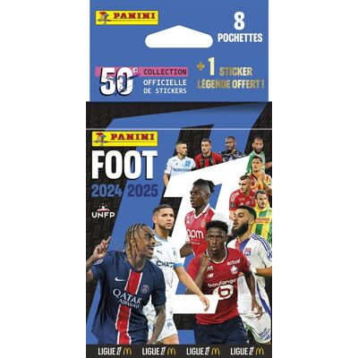 Panini Trading card Foot 2024-2025 Ligue 1 McDonald's Blister 8 vakken + 1 EL-sticker Panini Trading card Foot 2024-2025 Ligue 1 McDonald's Blister 8 vakken + 1 EL-sticker