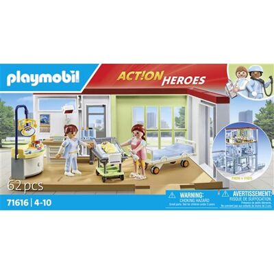 Playmobil Action Heroes 71616 Kraamafdeling - Bouwspeelgoed Playmobil Action Heroes 71616 Kraamafdeling - Bouwspeelgoed