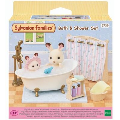 Sylvanian Families Sylvian Figurine Families Bad En Douche Set - Figuren En Replica's Sylvanian Families Sylvian Figurine Families Bad En Douche Set - Figuren En Replica's