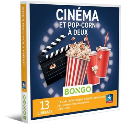 Cadeaubox Bongo Cinéma & Pop-corn à deux - FR Cadeaubox Bongo Cinéma & Pop-corn à deux - FR