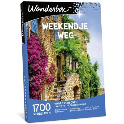 Cadeaubox Wonderbox Weekendje Weg NL Cadeaubox Wonderbox Weekendje Weg NL