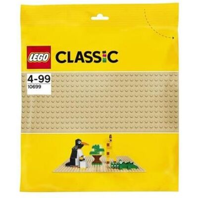 LEGO CLASSIC 10699 - Zandkleurige onderplaat LEGO CLASSIC 10699 - Zandkleurige onderplaat