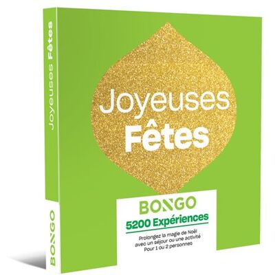 Cadeaubox Bongo Joyeuses fêtes 69,90€ - FR Cadeaubox Bongo Joyeuses fêtes 69,90€ - FR