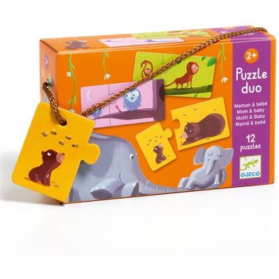 Duo-puzzel Djeco Mama en baby Duo-puzzel Djeco Mama en baby