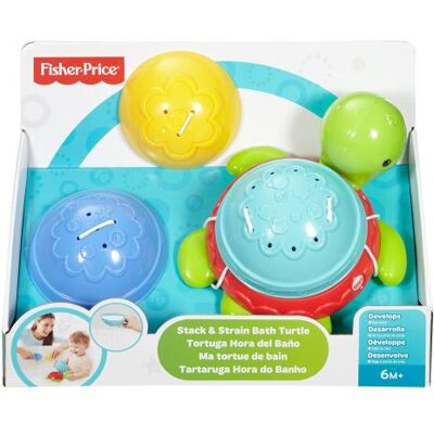 FISHER PRICE - STACK &, STRAIN BATH TURTLE FISHER PRICE - STACK &, STRAIN BATH TURTLE