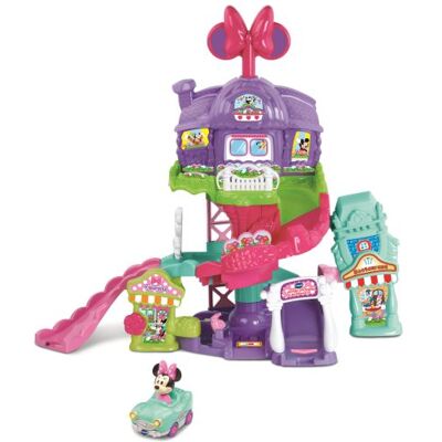 Vtech Educatief spel Tut Tut Bolides Mickey et ses amis Le monde enchanté de Minnie et cabriolet magique de Minnie Vtech Educatief spel Tut Tut Bolides Mickey et ses amis Le monde enchanté de Minnie et cabriolet magique de Minnie