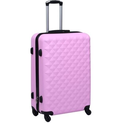 vidaXL Harde koffer ABS roze92424 vidaXL Harde koffer ABS roze92424