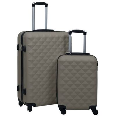 vidaXL Ensemble de Valises Rigides 2 pcs Bagages à Roulettes de Voyage Sac de Valise Trolley de Voyage Chariot de Bagages Anthracite ABS vidaXL Ensemble de Valises Rigides 2 pcs Bagages à Roulettes de Voyage Sac de Valise Trolley de Voyage Chariot de Bagages Anthracite ABS