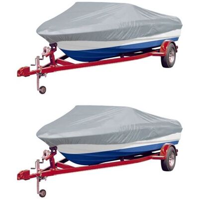 vidaXL Boothoezen 2 st 488-564x239 cm grijs vidaXL Boothoezen 2 st 488-564x239 cm grijs