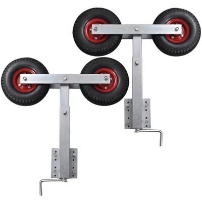 2-delige Boegsteunenset voor bootaanhanger 59-84 cm 2-delige Boegsteunenset voor bootaanhanger 59-84 cm