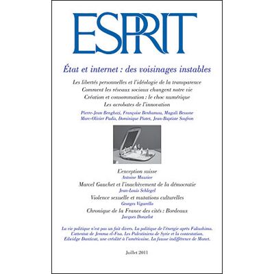 Esprit - Etat et internet : des voisinages instables Esprit - Etat et internet : des voisinages instables