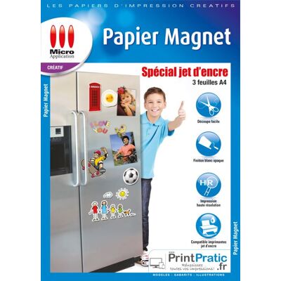 MICRO APPLICATION PAPIER MAGNET 3F PAPIER MAGNETIQUE A4 MICRO APPLICATION PAPIER MAGNET 3F PAPIER MAGNETIQUE A4