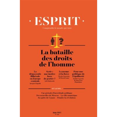 Esprit - La bataille des droits de l'homme Esprit - La bataille des droits de l'homme