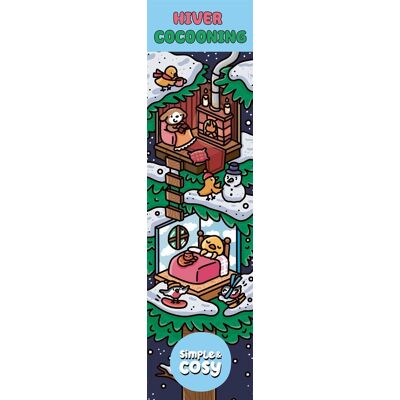 Fleurus HIVER COCOONING MARQUE-PAGES A COLORIER Fleurus HIVER COCOONING MARQUE-PAGES A COLORIER