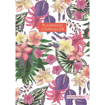 Planning Journalier - Tropical Flowers - Airfryer Planning Journalier - Tropical Flowers - Airfryer