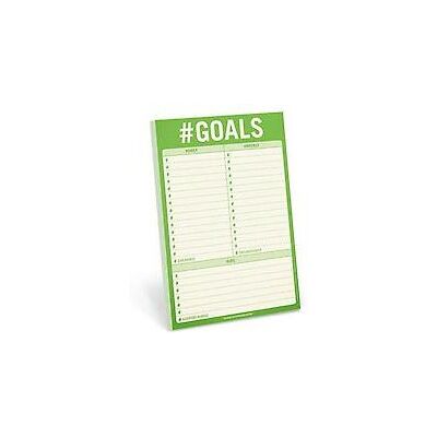 Knock Knock #Goals Pad Knock Knock #Goals Pad