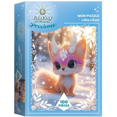 Fleurus MON PUZZLE ETINCELANT FANTASY DREAMS PRECIOSA (100 PIECES) Fleurus MON PUZZLE ETINCELANT FANTASY DREAMS PRECIOSA (100 PIECES)