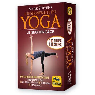 Macro L'enseignement du yoga le sequencage les 101 fiches illustre Macro L'enseignement du yoga le sequencage les 101 fiches illustre