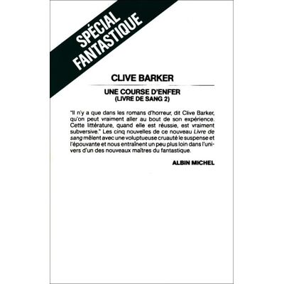 Albin Michel LIVRES DE SANG,2:UNE COURSE D'ENFER Albin Michel LIVRES DE SANG,2:UNE COURSE D'ENFER