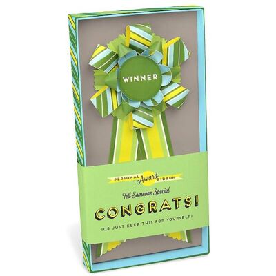 Knock Knock Congrats Personal Award Paper Ribbon Knock Knock Congrats Personal Award Paper Ribbon