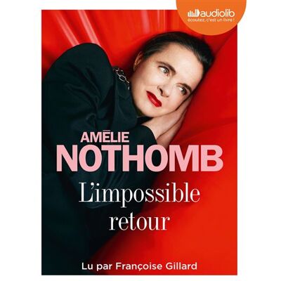 Audiolib L'IMPOSSIBLE RETOUR - LIVRE AUDIO 1 CD MP3 Audiolib L'IMPOSSIBLE RETOUR - LIVRE AUDIO 1 CD MP3