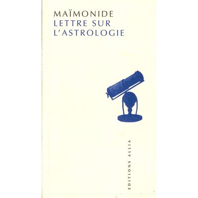 Allia Lettre sur l'astrologie Allia Lettre sur l'astrologie