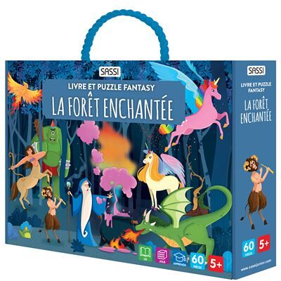 Sassi LA FORET ENCHANTEE (1 LIVRE + PUZZLE 60 PIECES) Sassi LA FORET ENCHANTEE (1 LIVRE + PUZZLE 60 PIECES)