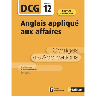 Nathan Anglais applique aux affaires corriges des applications Nathan Anglais applique aux affaires corriges des applications