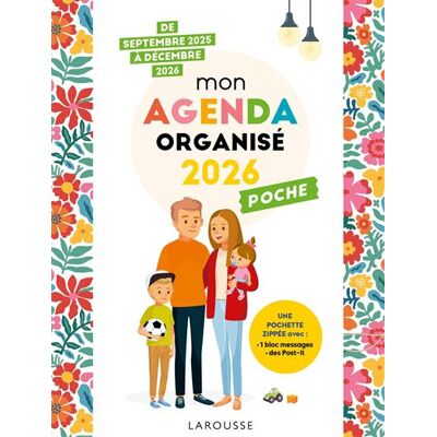 Larousse MON AGENDA FAMILLE ORGANISEE 2026 Larousse MON AGENDA FAMILLE ORGANISEE 2026
