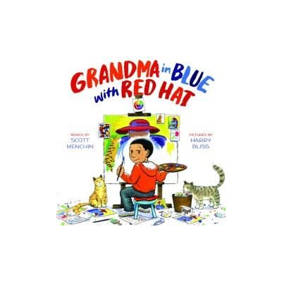 Abrams Grandma in Blue with Red Hat Abrams Grandma in Blue with Red Hat