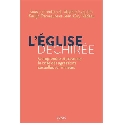 BAYARD L'eglise dechiree comprendre et traverser la crise des agres BAYARD L'eglise dechiree comprendre et traverser la crise des agres